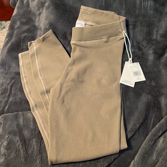 Good American Pants - Good American Seamless Ribbed Legging NWT Brindle